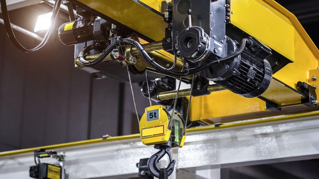 overhead crane and hook