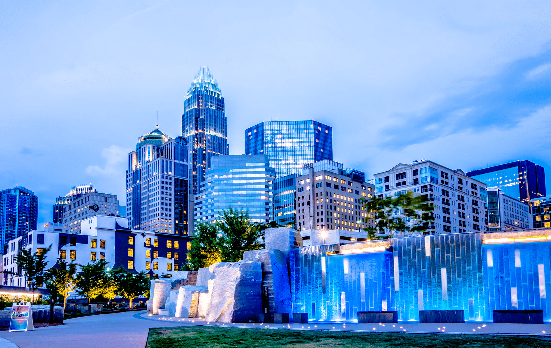 Industry and Commerce in Downtown Charlotte